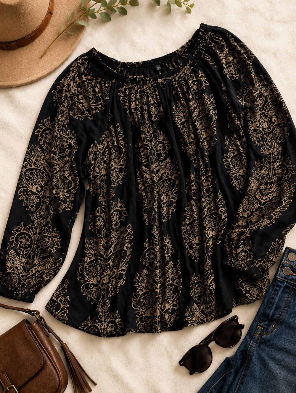 LUCKY BRAND BATIK LIKE TOP